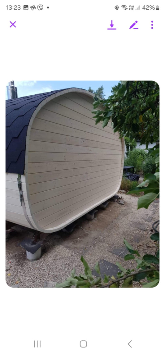 8.8 m² Pinewood Sauna Haven – Relaxation & Comfort Combined