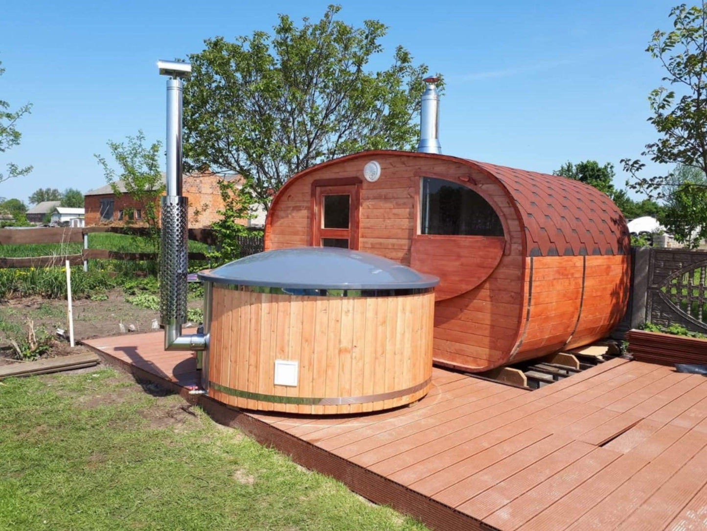 8.8 m² Pinewood Sauna Haven – Relaxation & Comfort Combined