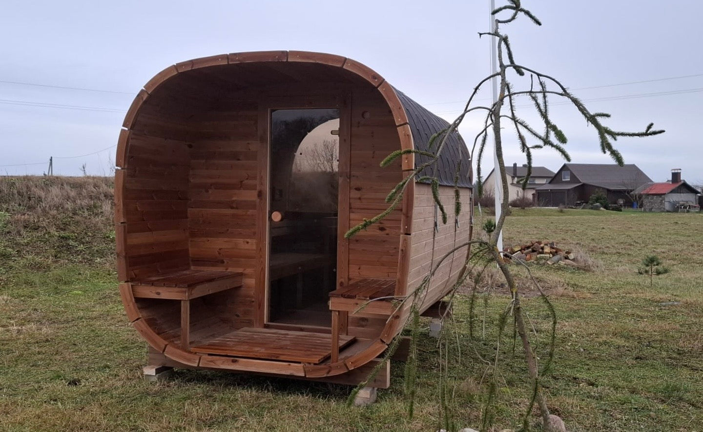 6.6 m² Sauna Cube – Compact Elegance for Relaxation
