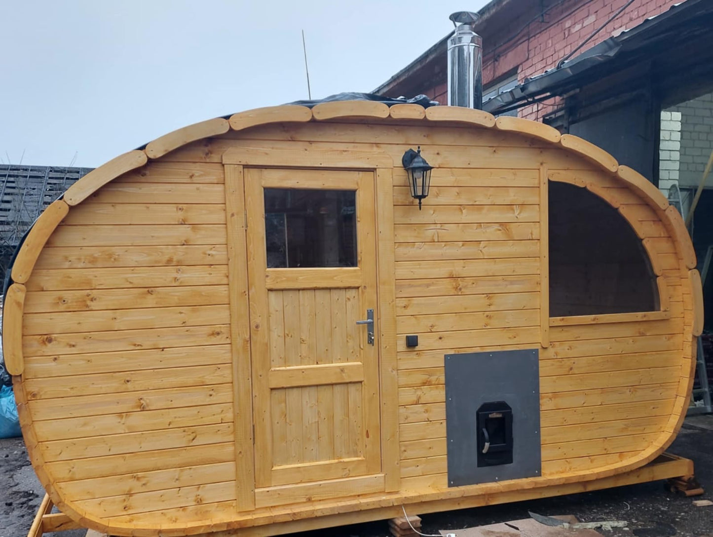 8.8 m² Pinewood Sauna Haven – Relaxation & Comfort Combined