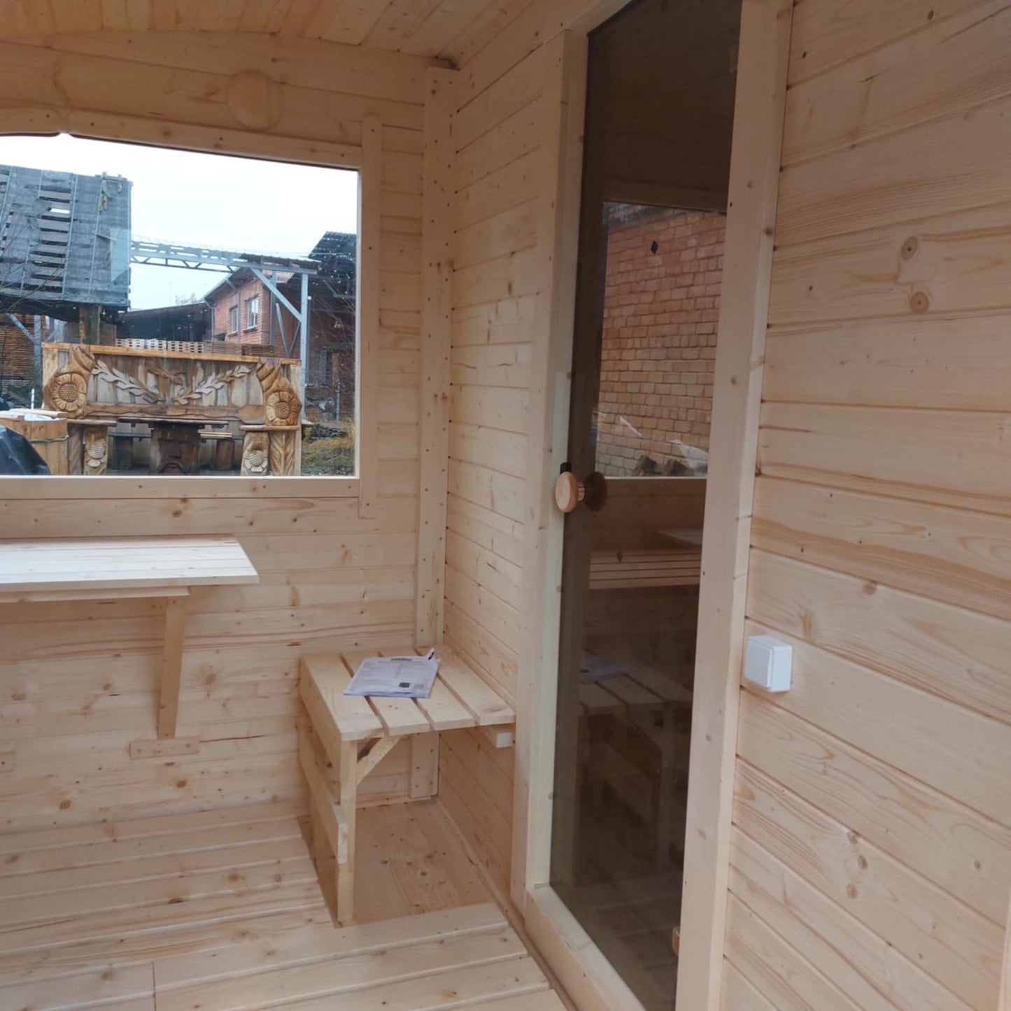 8.8 m² Pinewood Sauna Haven – Relaxation & Comfort Combined