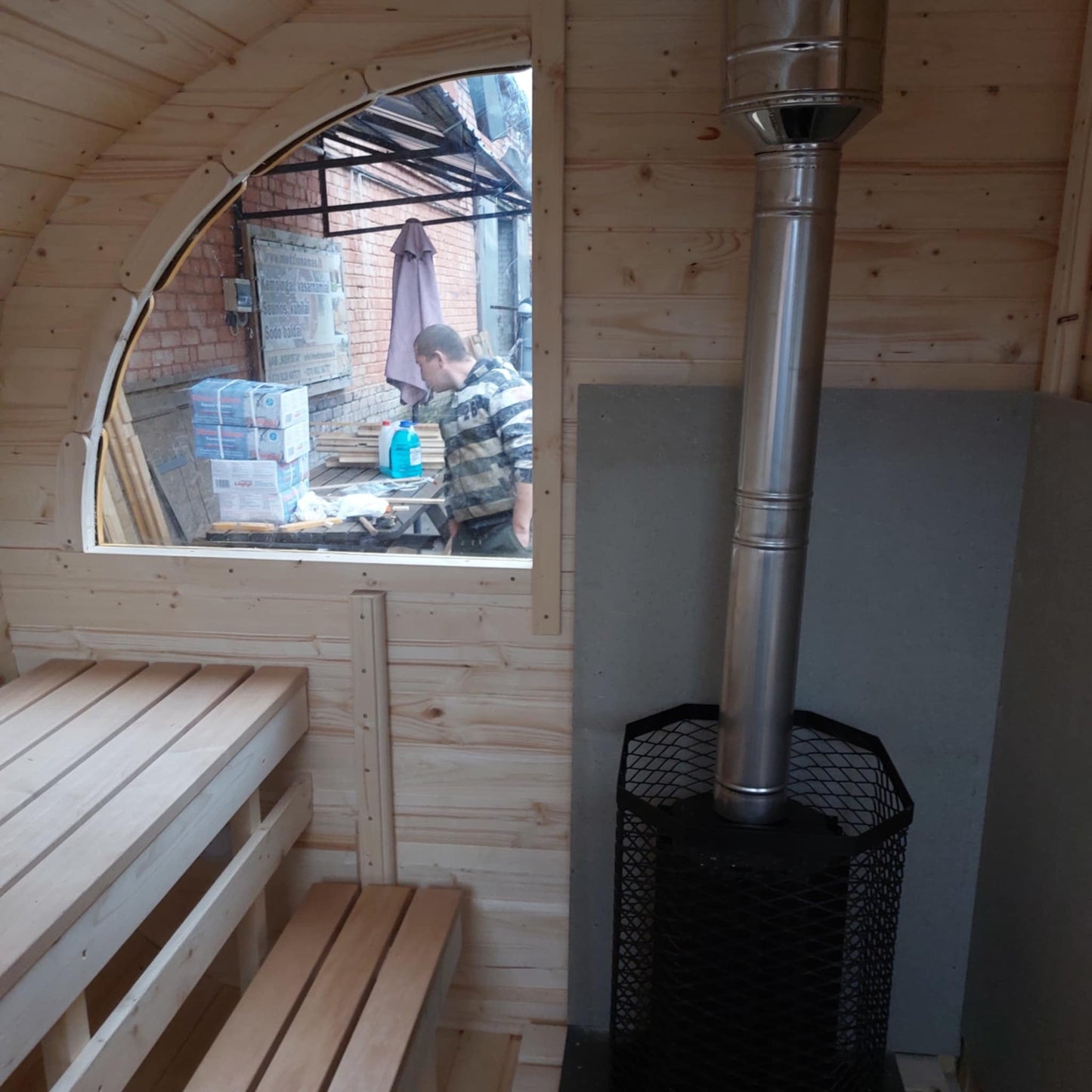 8.8 m² Pinewood Sauna Haven – Relaxation & Comfort Combined
