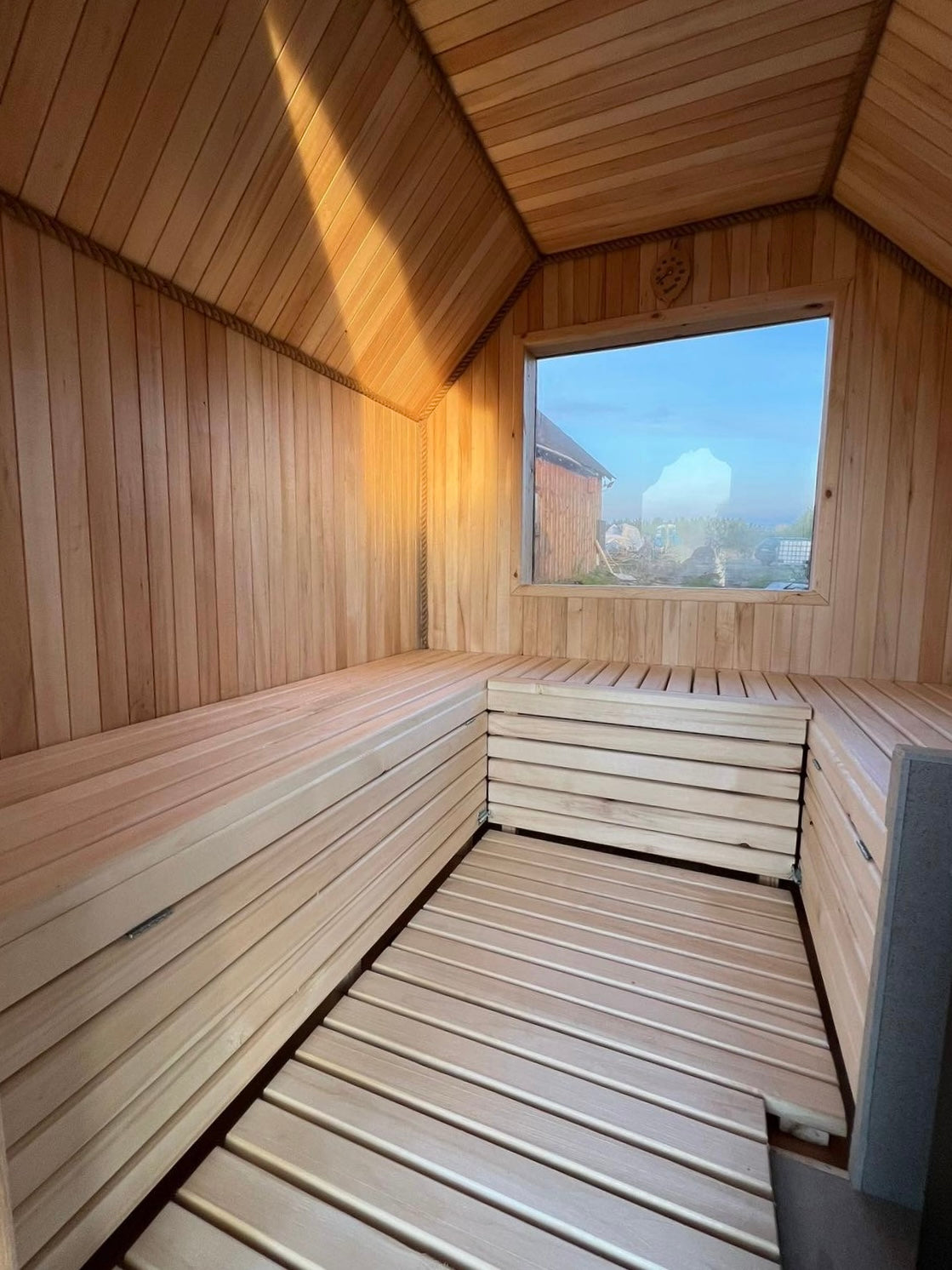 3.1m x 2.1m Thermo-Wood Sauna – Compact Luxury for Ultimate Relaxation