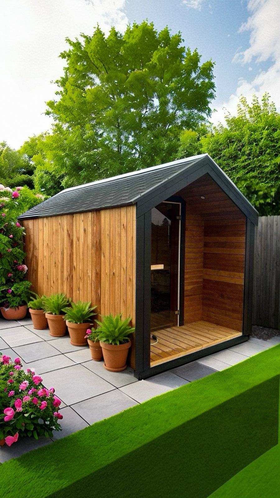 3.1m x 2.1m Thermo-Wood Sauna – Compact Luxury for Ultimate Relaxation