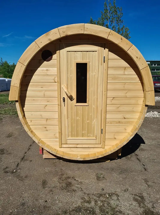 Barrel Sauna 2.4m x 1.97m
