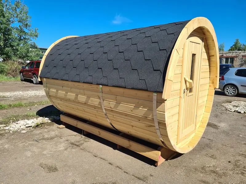 Barrel Sauna 2.4m x 2.27m