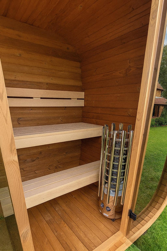 Stunning 3-4 person Cube sauna!!! Produced from Scandinavian Thermowood!!