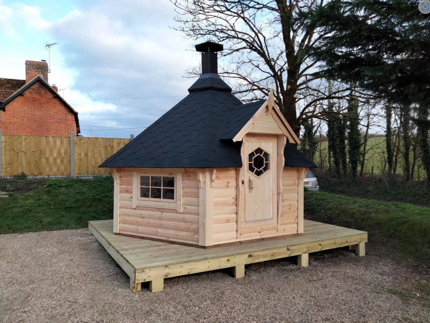 9.2 M² Grill Cabin - Stylish Garden Escape