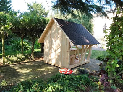 Curved Wood Gazebo "Nordic Grove"