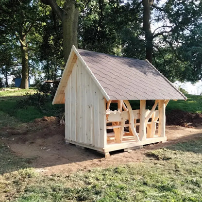 Curved Wood Gazebo "Nordic Grove"