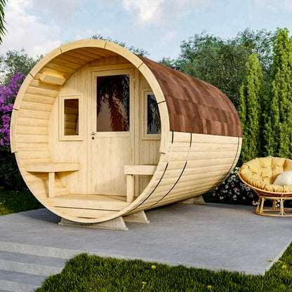 Barrel Sauna 3.0m x 1.97m