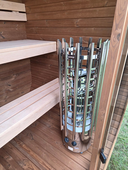 Stunning 3-4 person Cube sauna!!! Produced from Scandinavian Thermowood!!