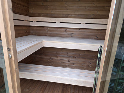 Stunning 3-4 person Cube sauna!!! Produced from Scandinavian Thermowood!!